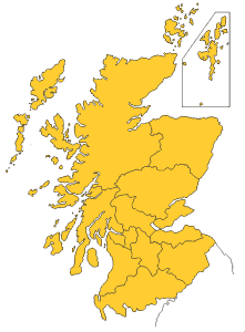 Map of Scotland